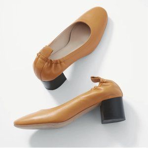 Everlane Italian Leather The Day Heel Honey | NWT